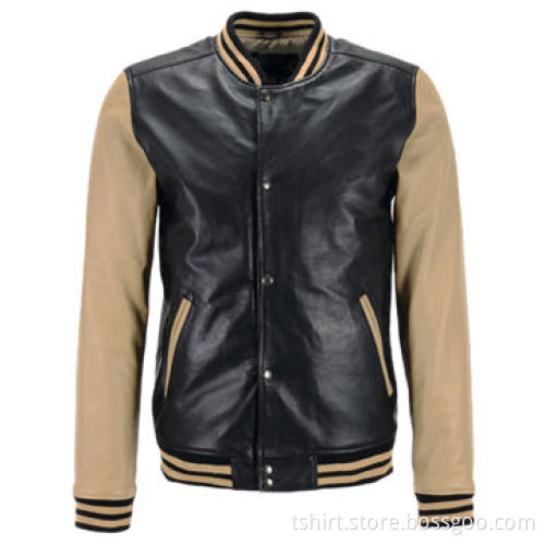 Leather men's jackets